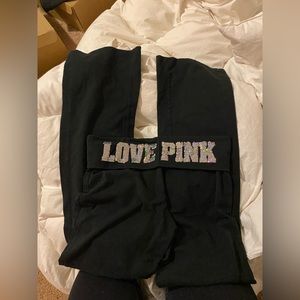 PINK Fold Over Yoga Pants Bootcut